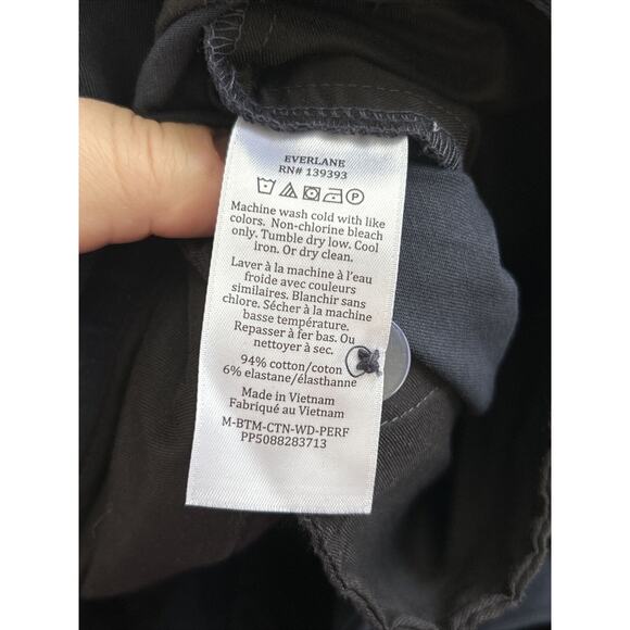 Everlane Mens Size 38 The Wide Leg Performance Chino Navy Blue NWT - Picture 8 of 9